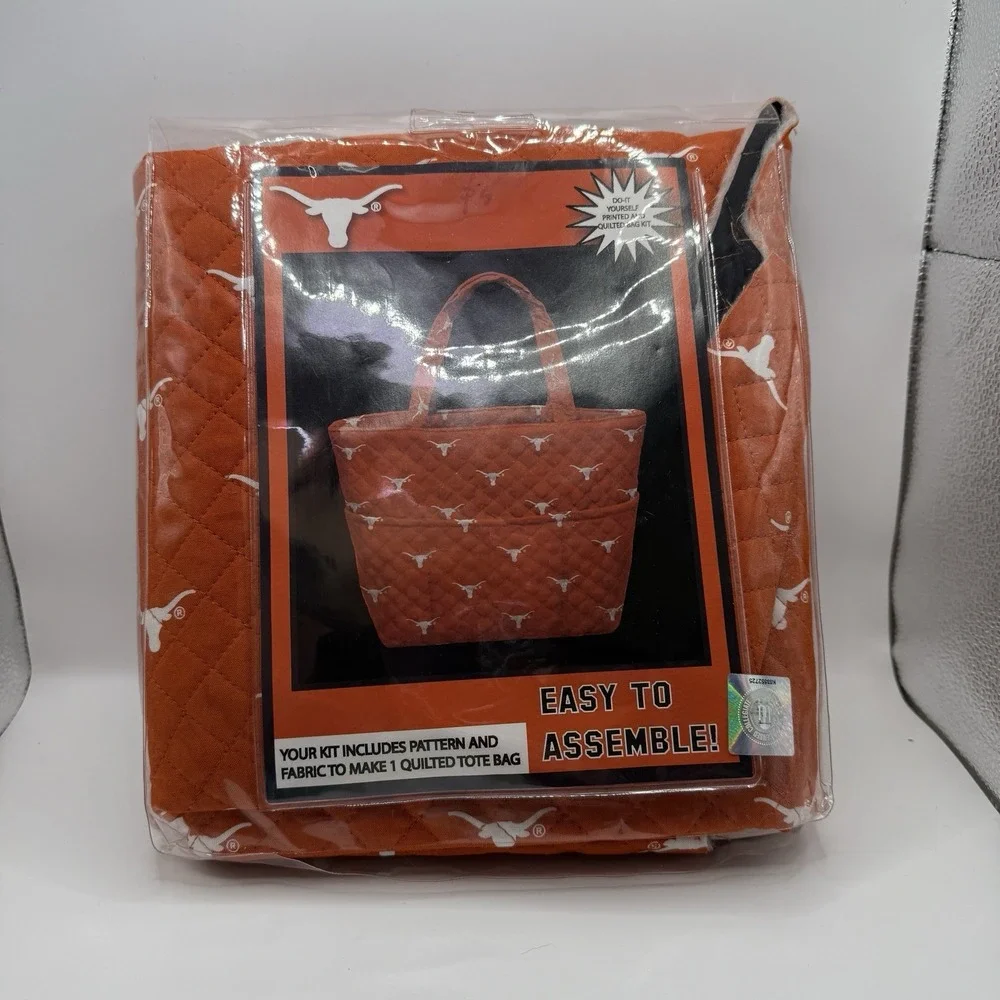 Texas Longhorn Fabric To Make Tote Bag Easy Assemble Quilted Bag‎ Sew Yourself